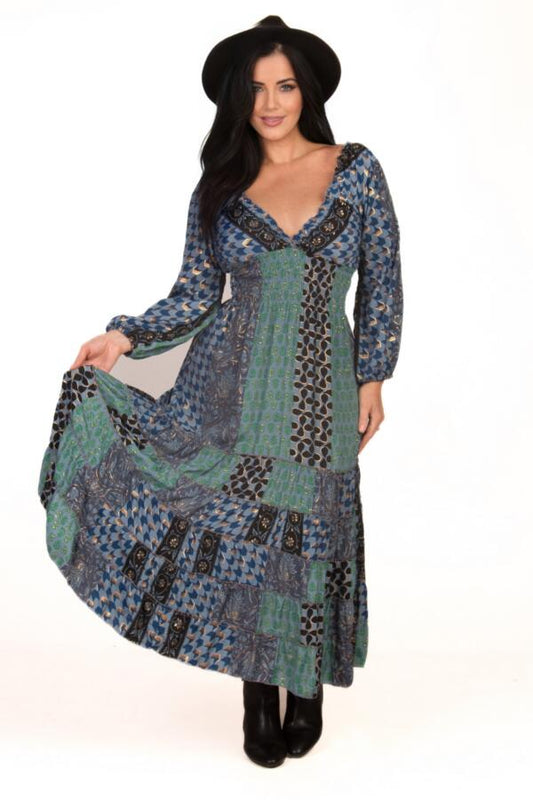 Goddess Silk Blend Dress