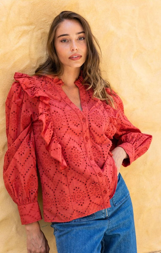 Rust Blouse
