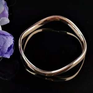 Rose Gold Push on Bangle