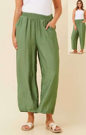 Sage Rayon Pants with Pockets