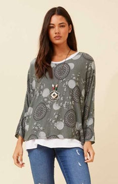 The Kelly Olive Top