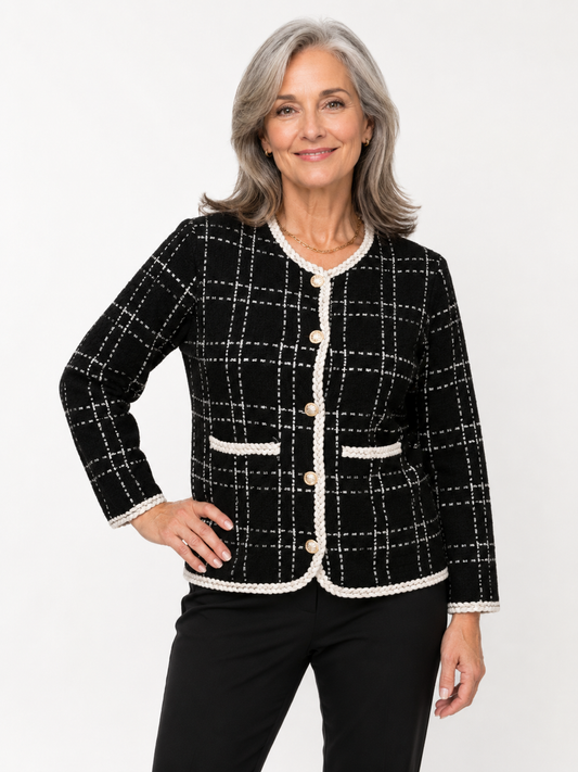Parisian Tweed Knit Jacket