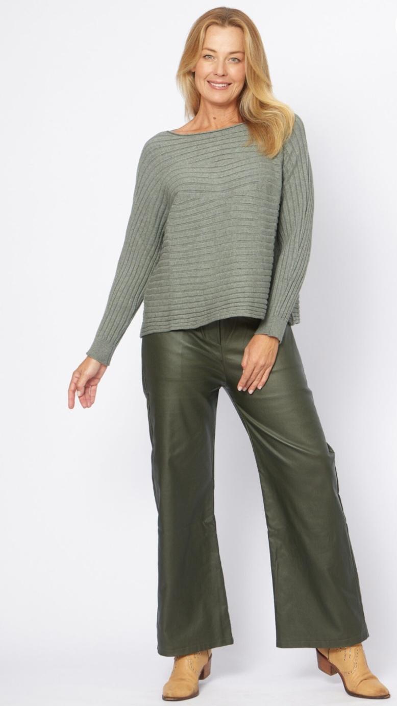 Wave Pattern Viscose Modal Knit