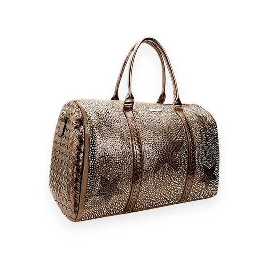 Bronze Bling Woven Luggage