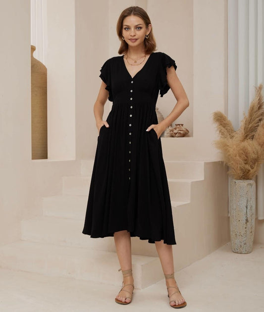 Black Midi Dress
