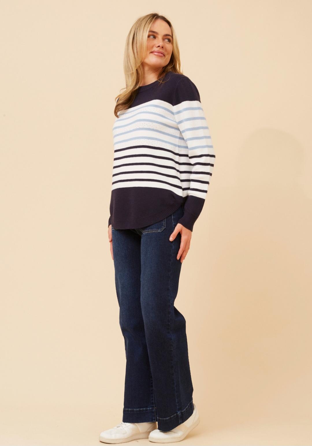 Soft Touch Stripe Knit Jumper