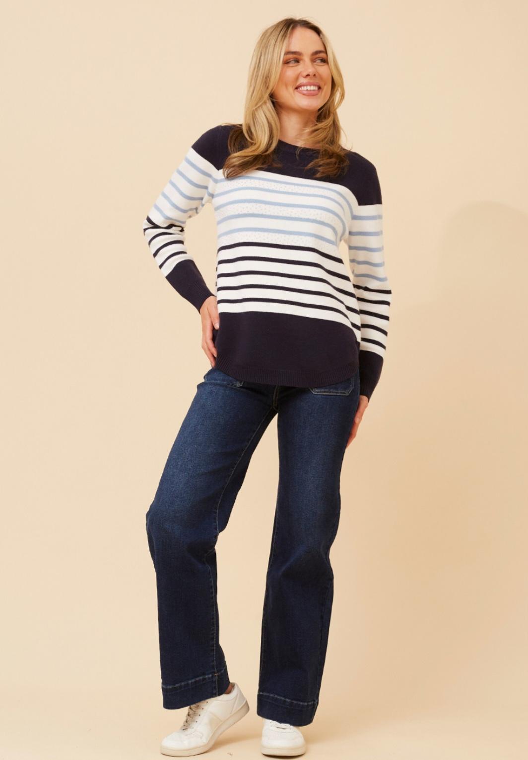 Soft Touch Stripe Knit Jumper