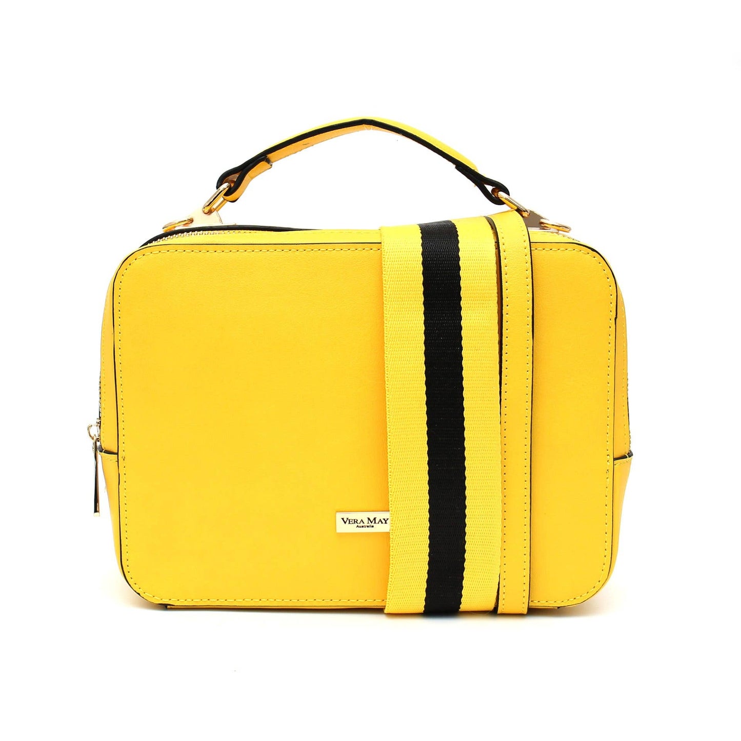 Twila Yellow Vera May Vegan Leather Handbag