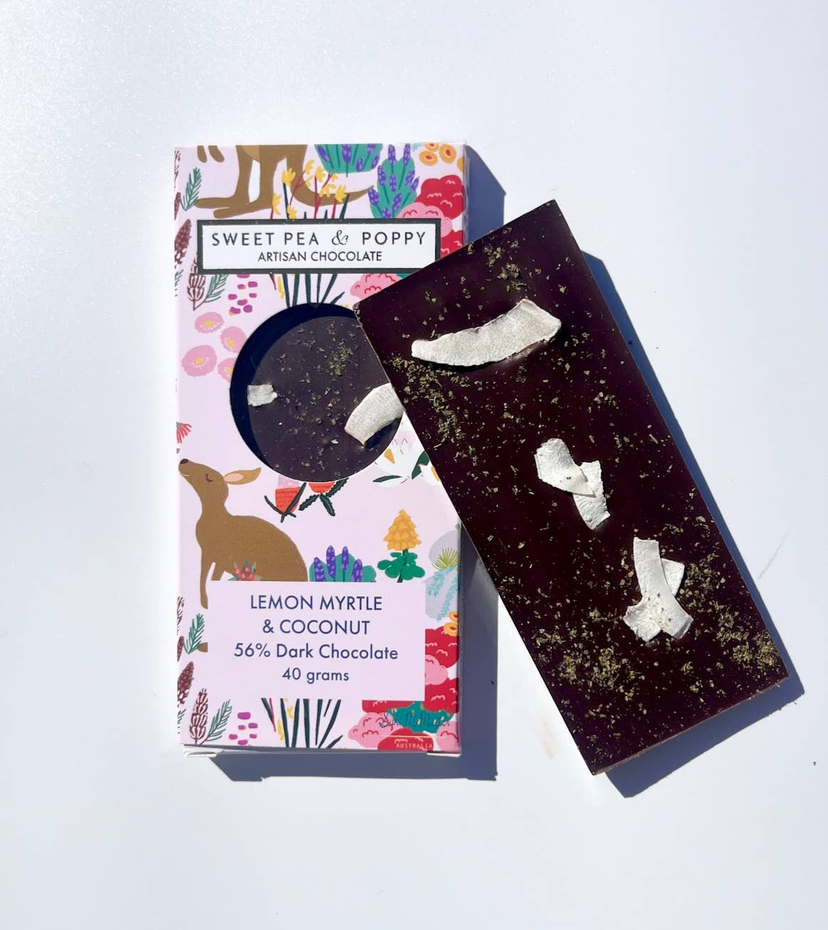 Dark Chocolate Lemon Myrtle Suki McMaster Illustrated Bar