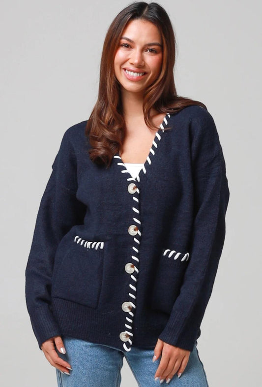 Nautical Cardigan Knitwear