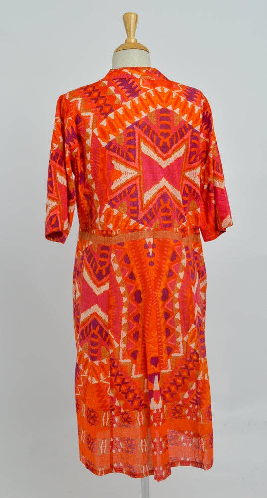 Mareeba Dress In Blood Orange: S