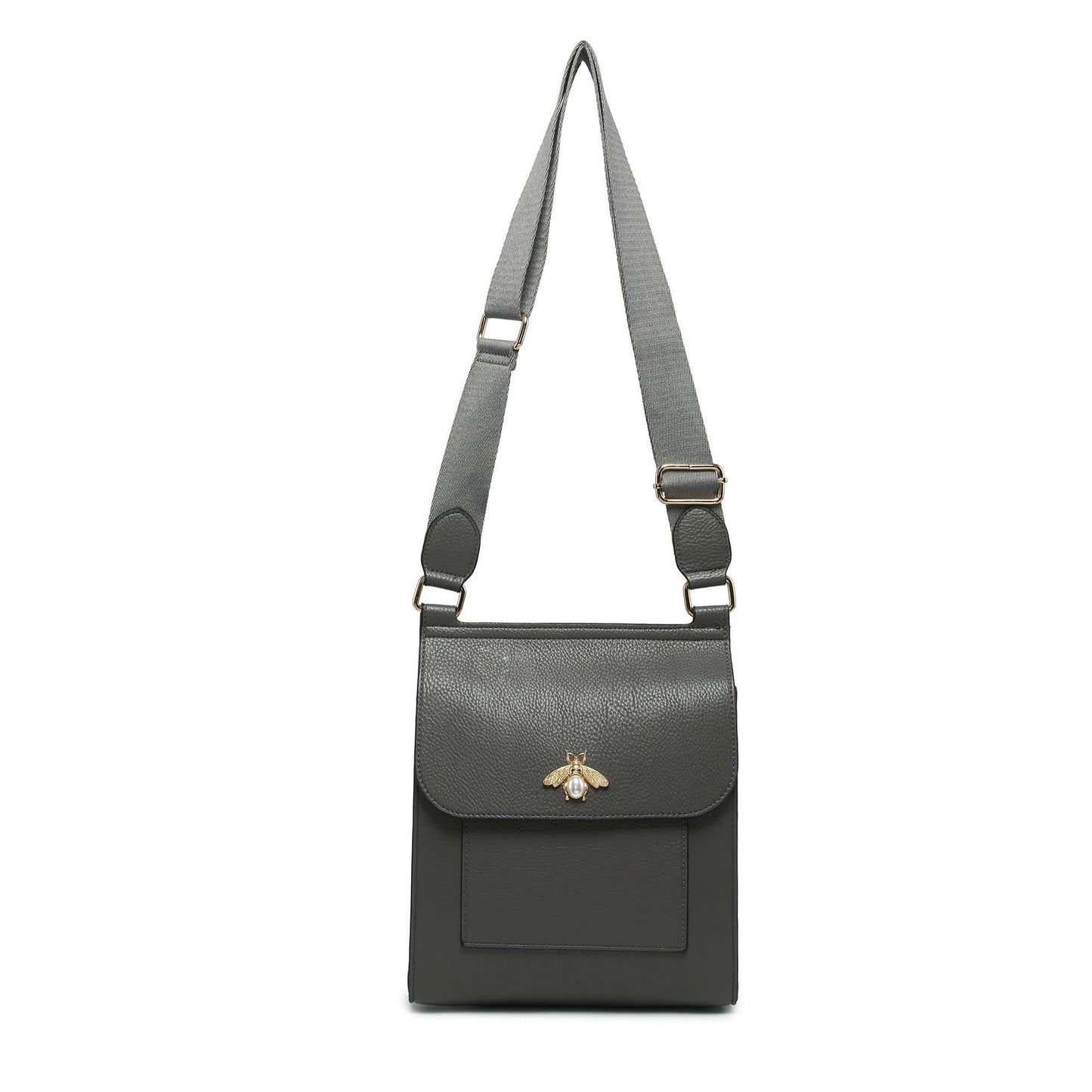 Flap Cross Body Bag: Wine Red