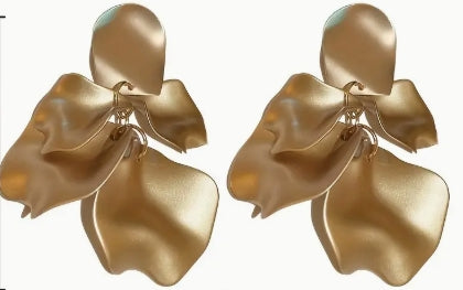 Golden Drop Earrings