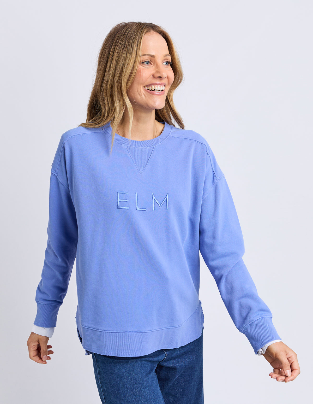 Elm Established Crew Cornflour