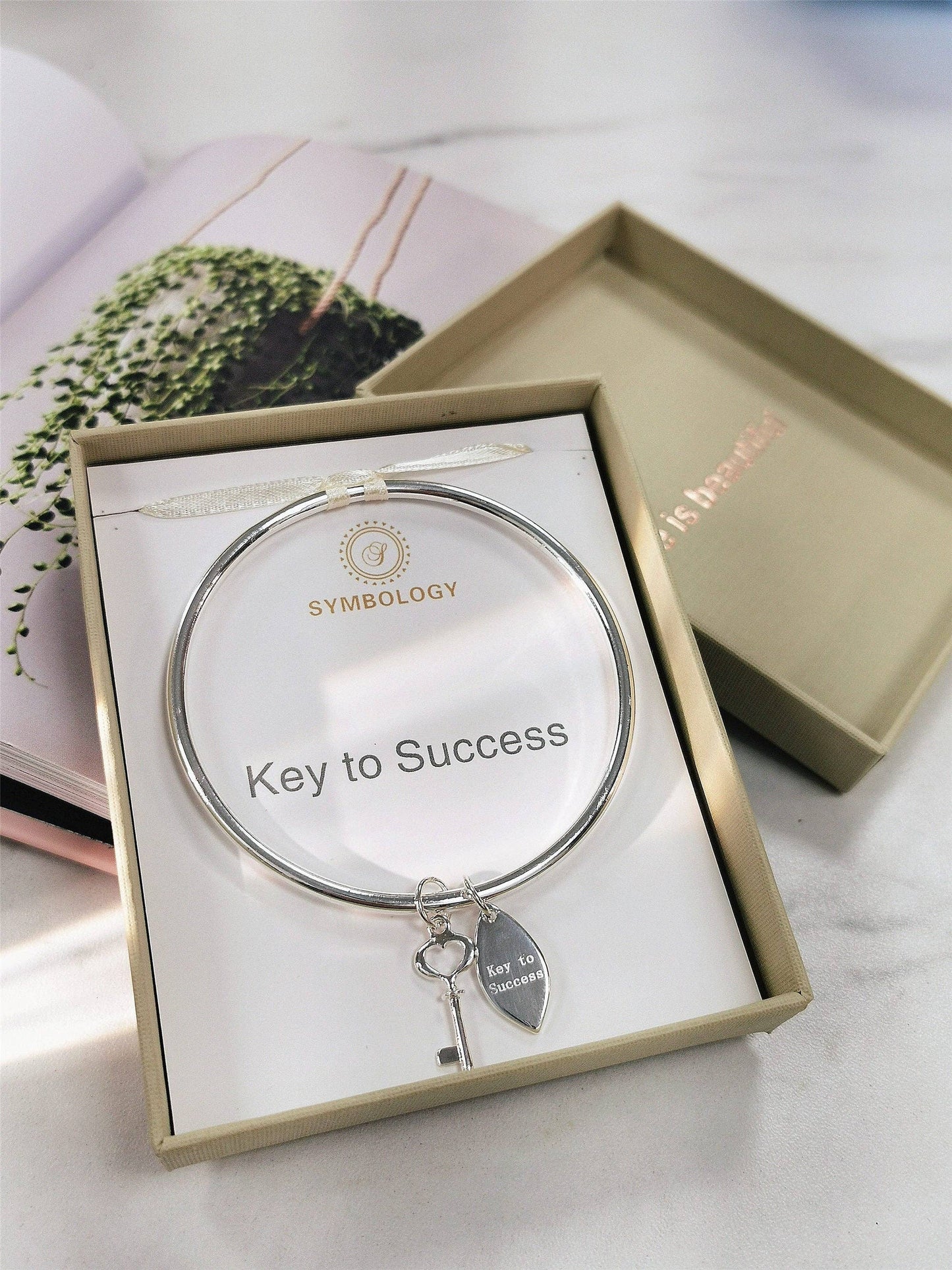Key To Success Silver Bracelet