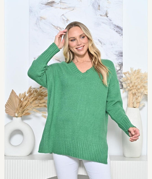 Oversized Emerald Green Knit