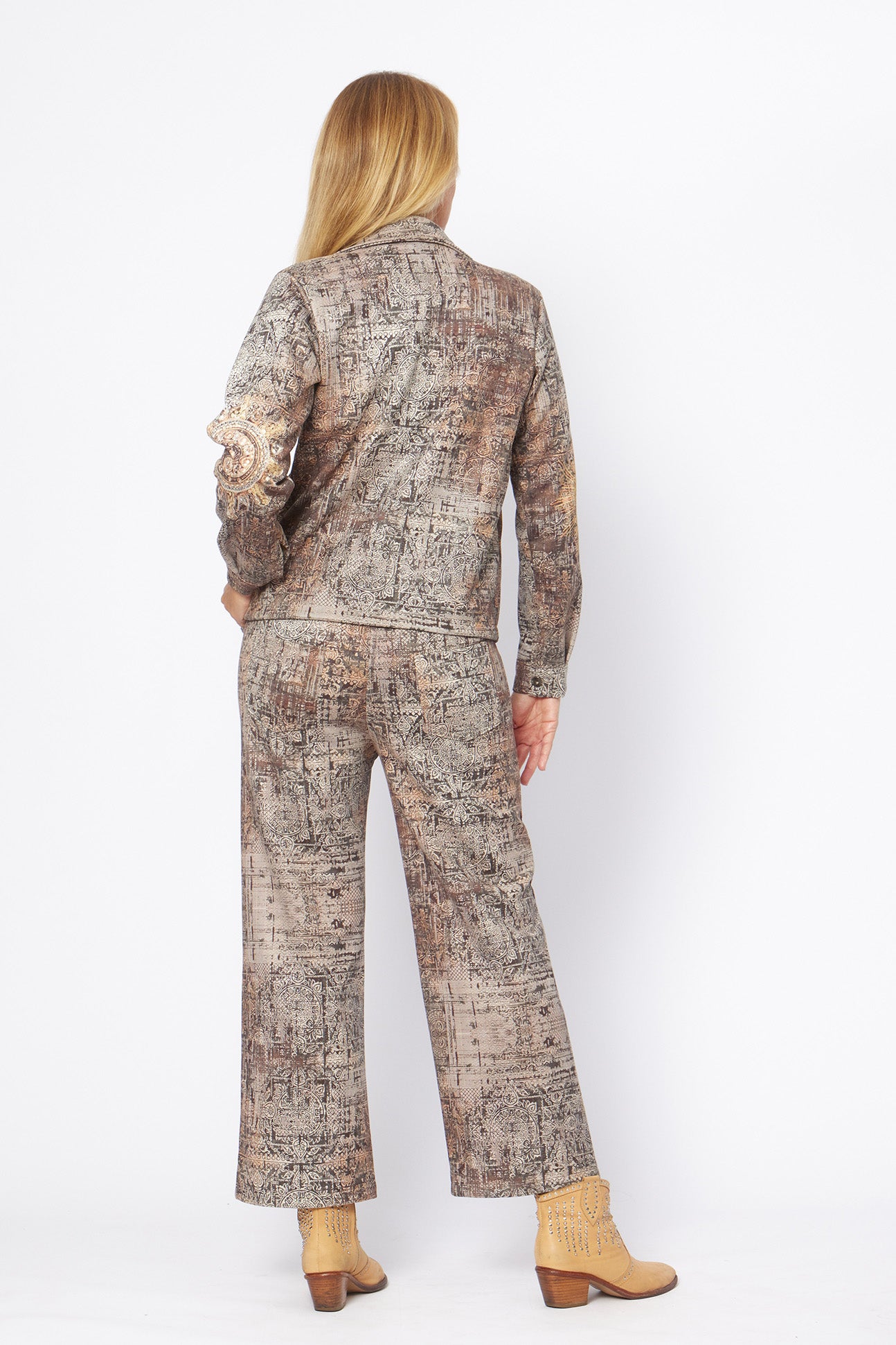 Printed Suede Feel jacket