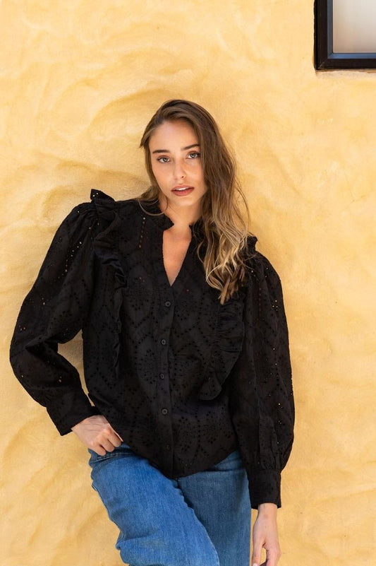 Black Cotton Shirt