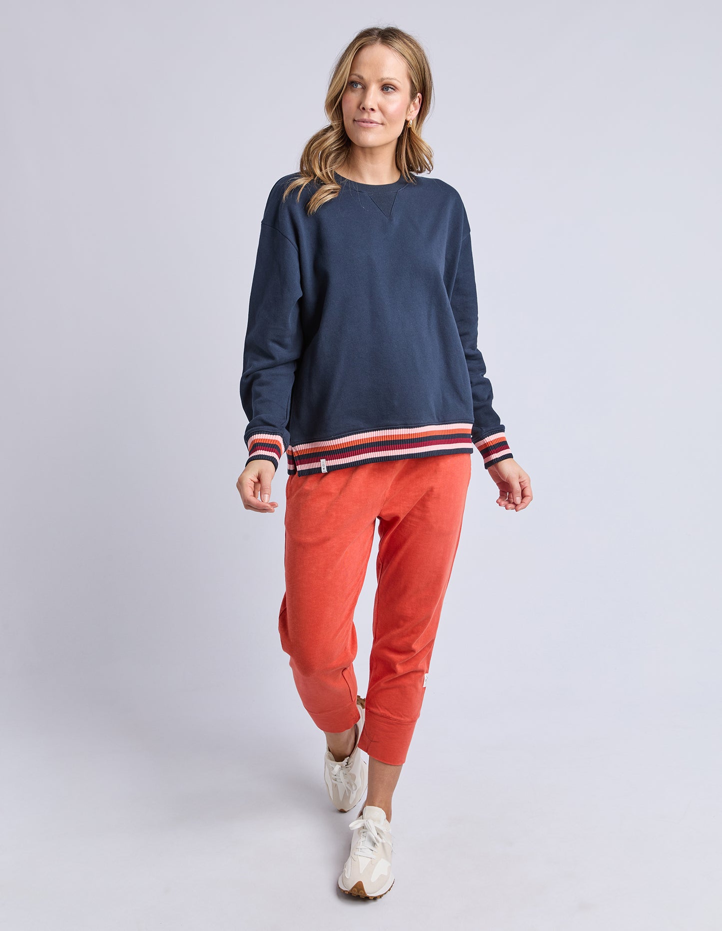 Lili Fleece Crew Navy