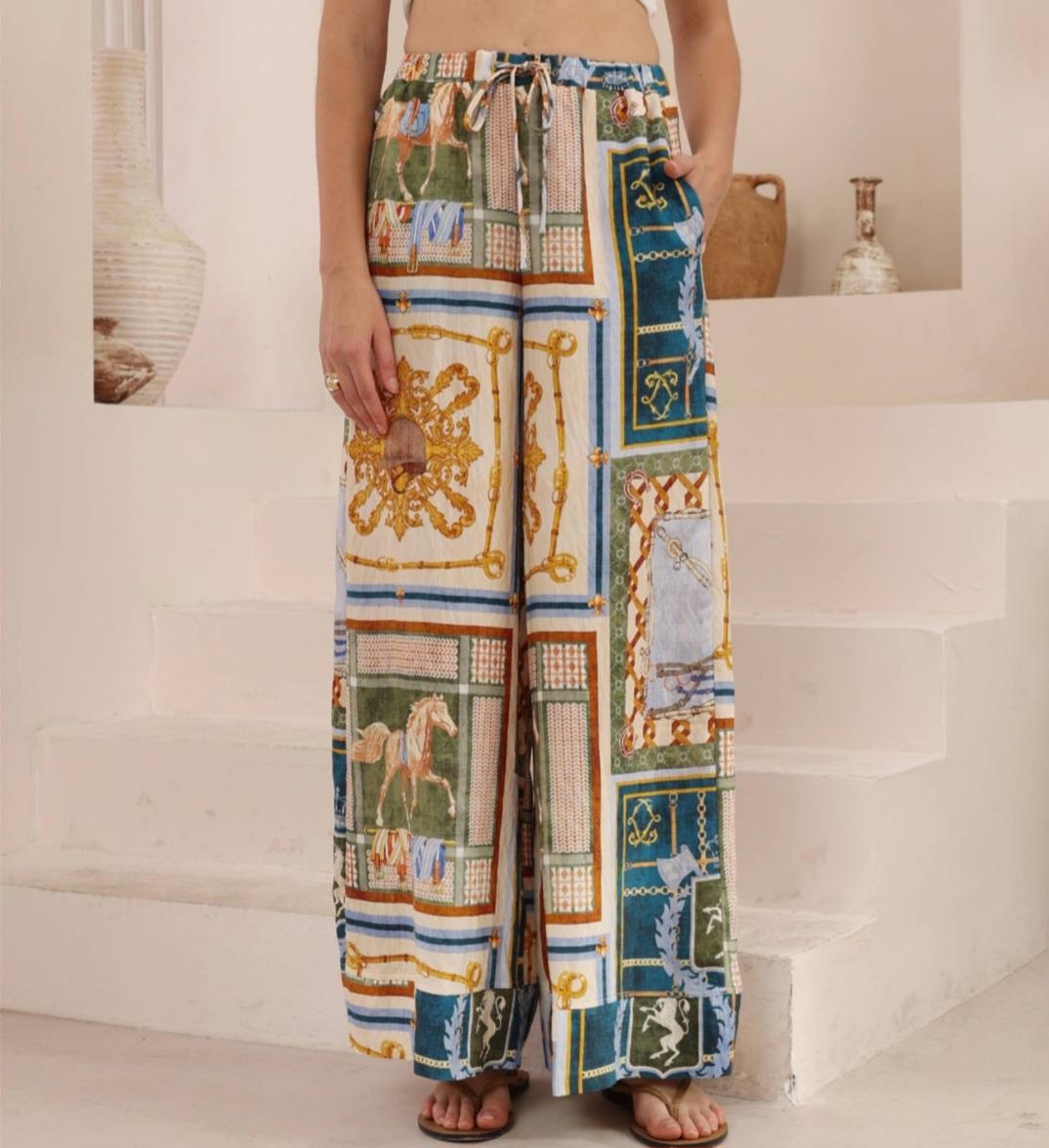 Victoria Rayon Pants with Pockets