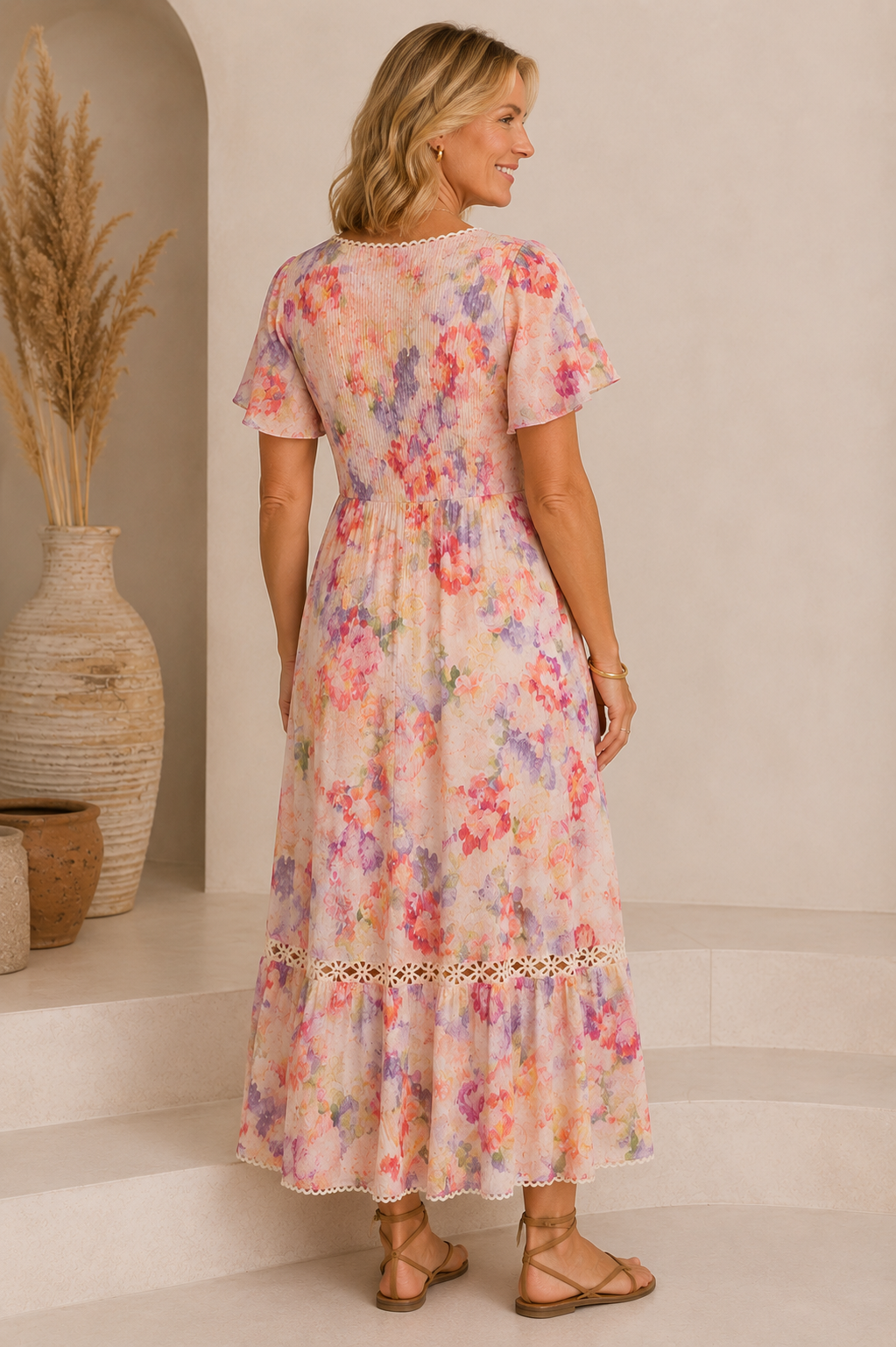 Iris Floral Maxi Dress