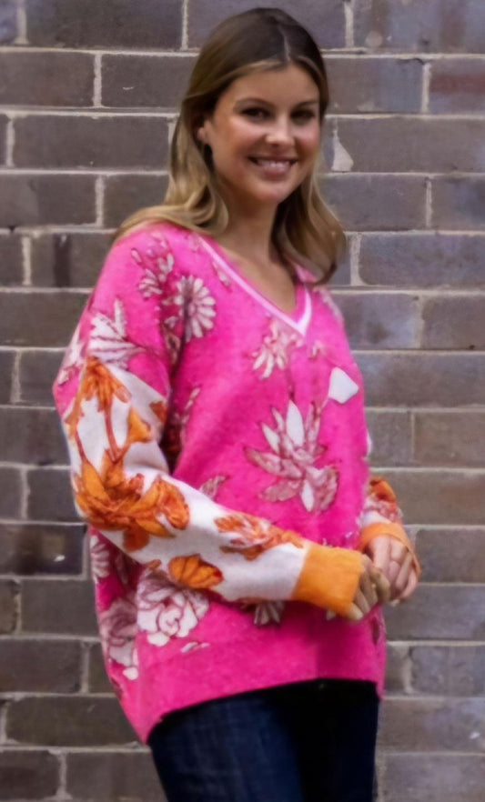 Pink & Orange Jumper