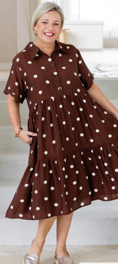 Chocolate Spot Dress