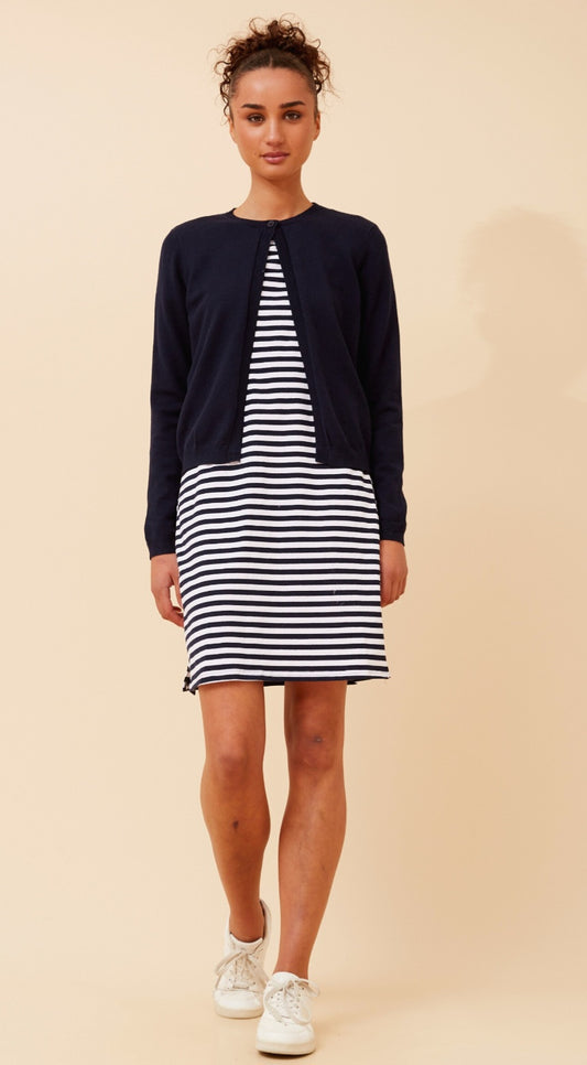 Navy Cardy
