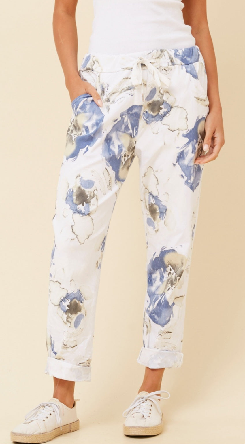 Patterned Jogger Pants