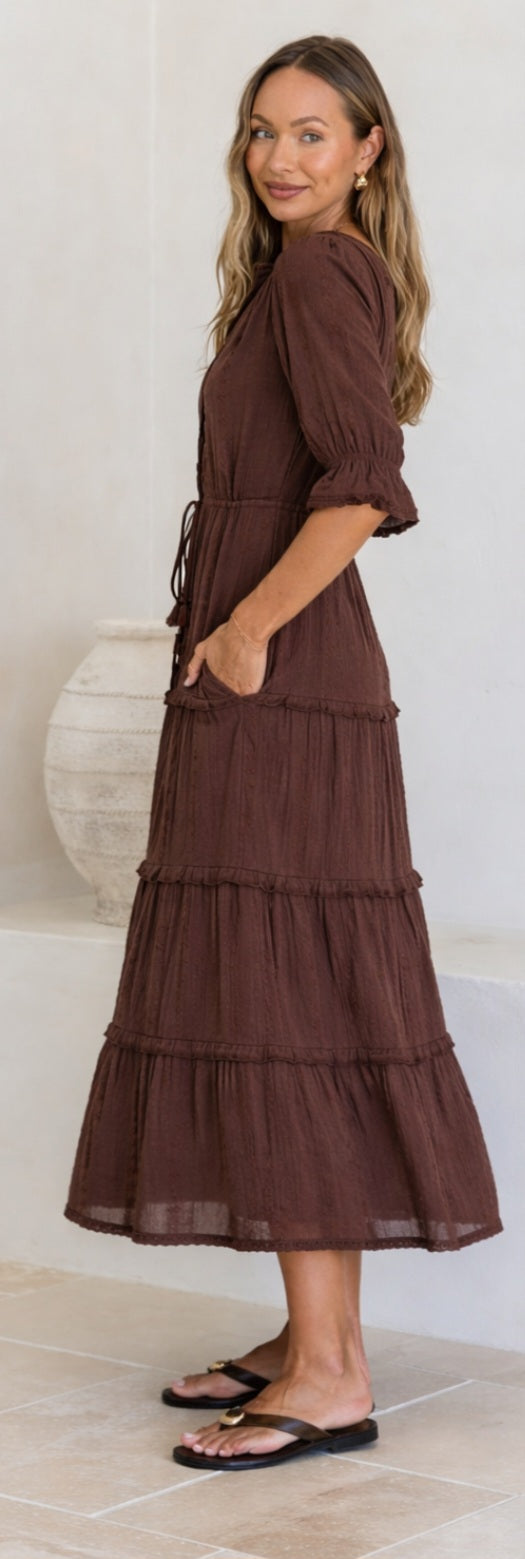 Chocolate Maxi Dress