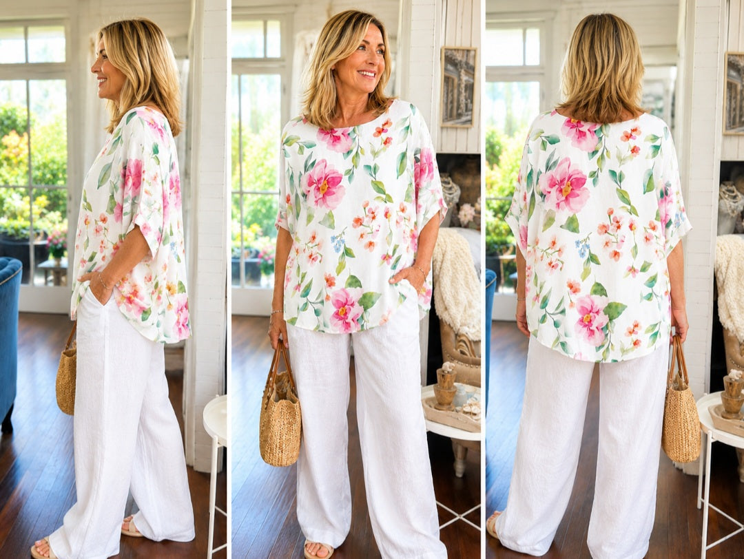 Linen Blend Top