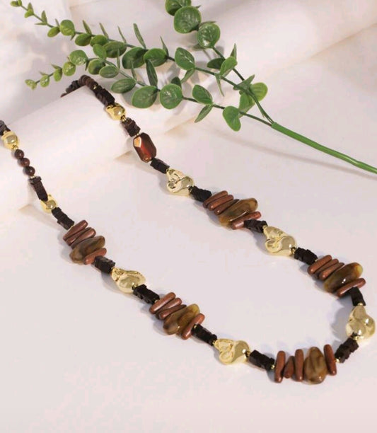 Wooden Bead Necklace