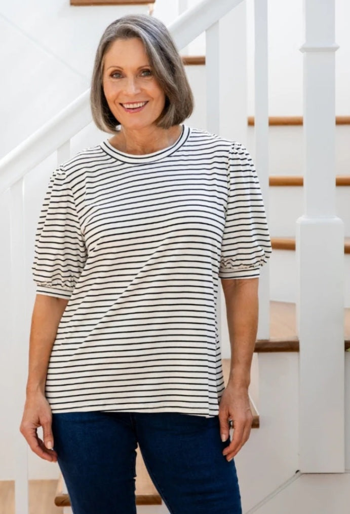 Cotton Puff Sleeve Tshirt