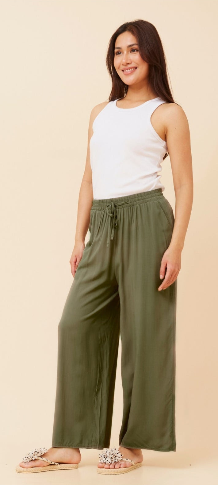 Linda Khaki Pants
