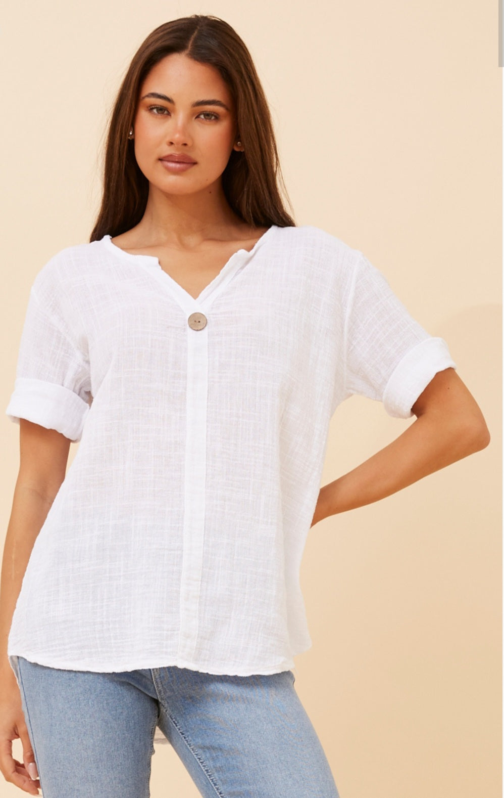 White Cotton Top