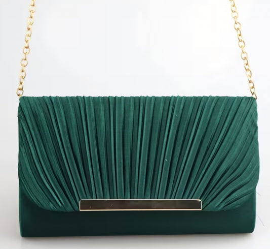 Emerald Green Clutch Bag