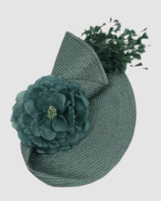 Forest Green Fascinator Hat