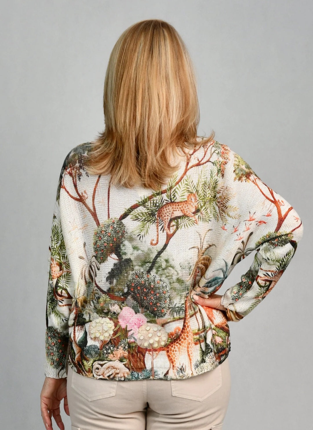 Khaki Blend Jungle Knit