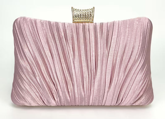 Dusty Pink Clutch Bag