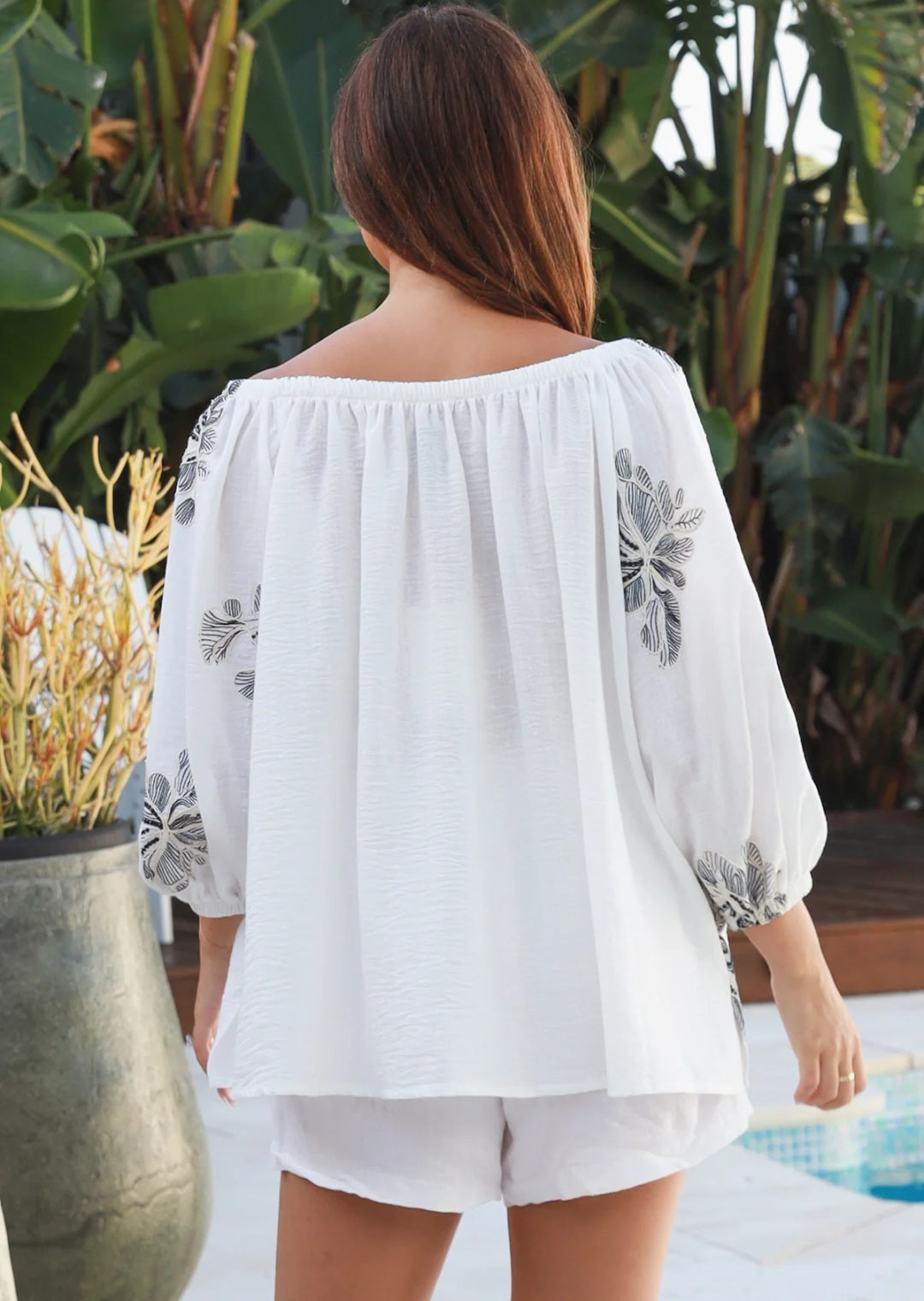Millie Cotton Blouse Top