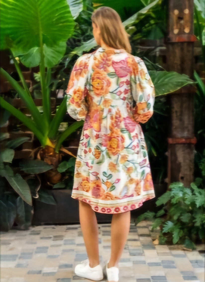 Rayon Knee Length Dress