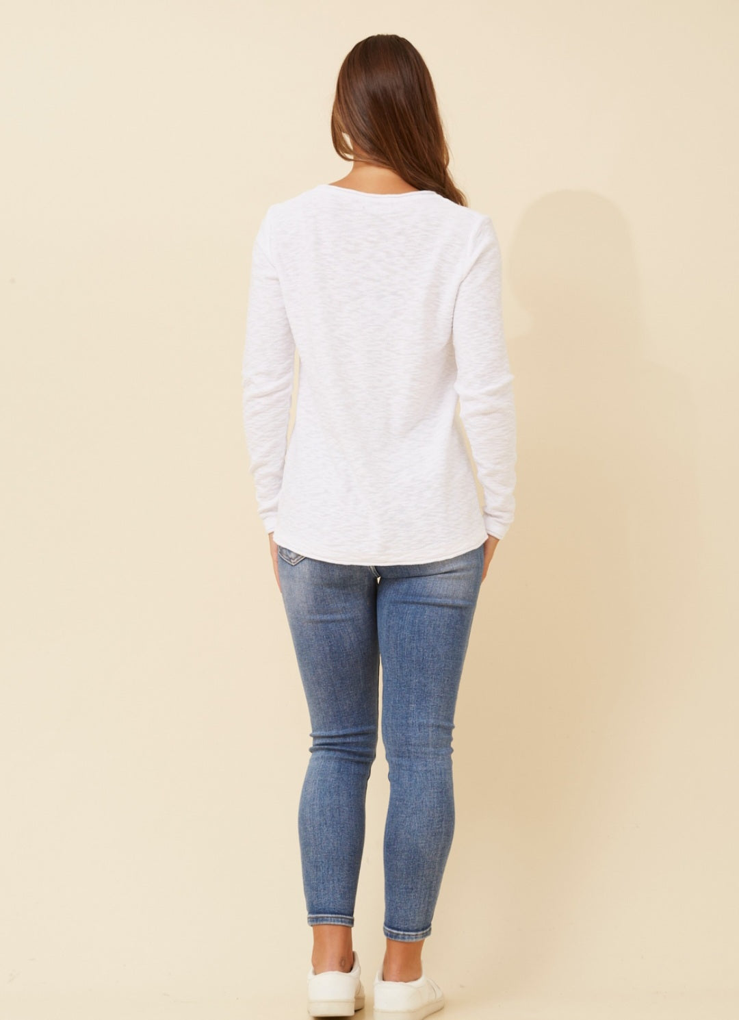 Cotton Knit Top White