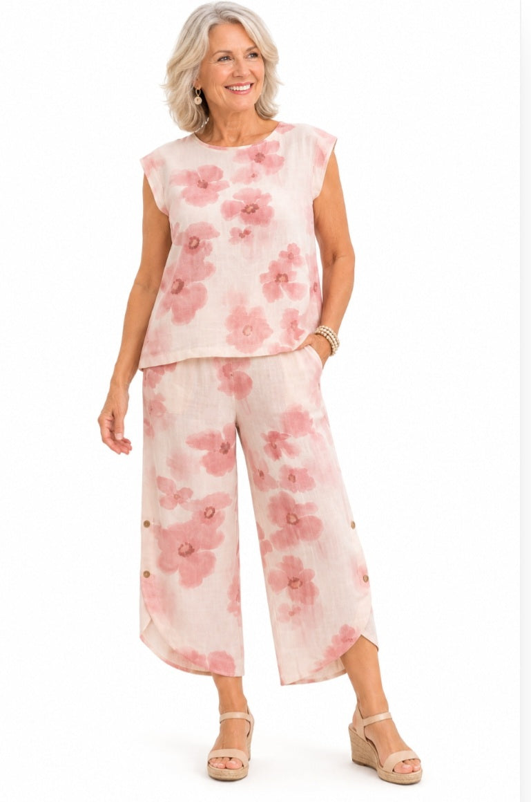 Petal Linen Blend Top