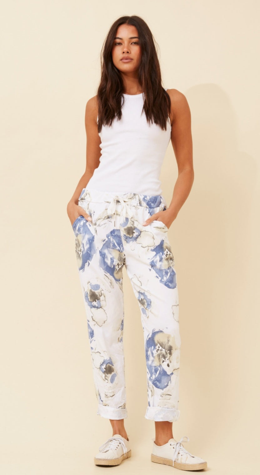 Patterned Jogger Pants
