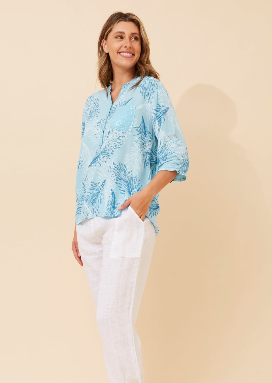 Belina Blue Shirt