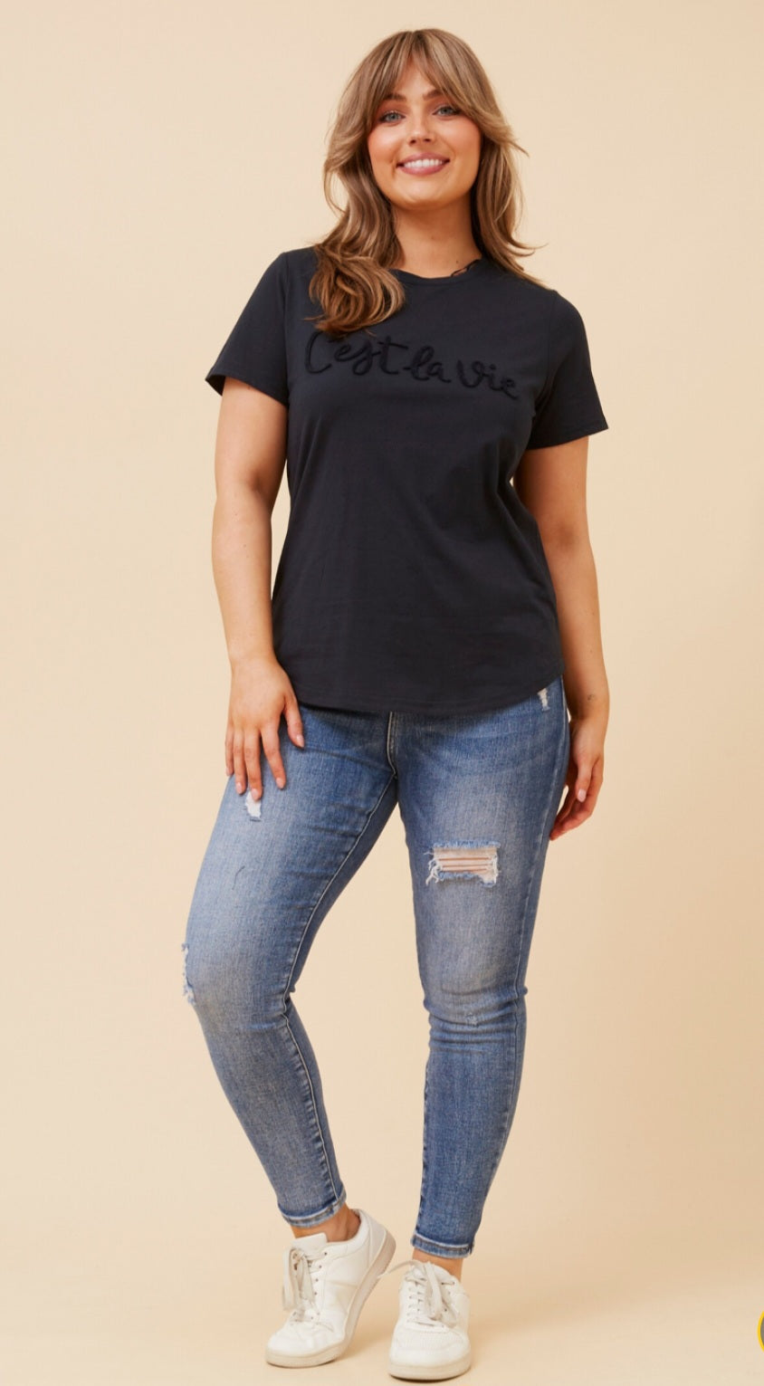 Navy Tee