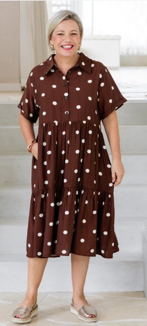 Chocolate Spot Dress