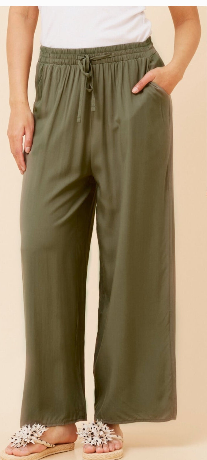 Linda Khaki Pants