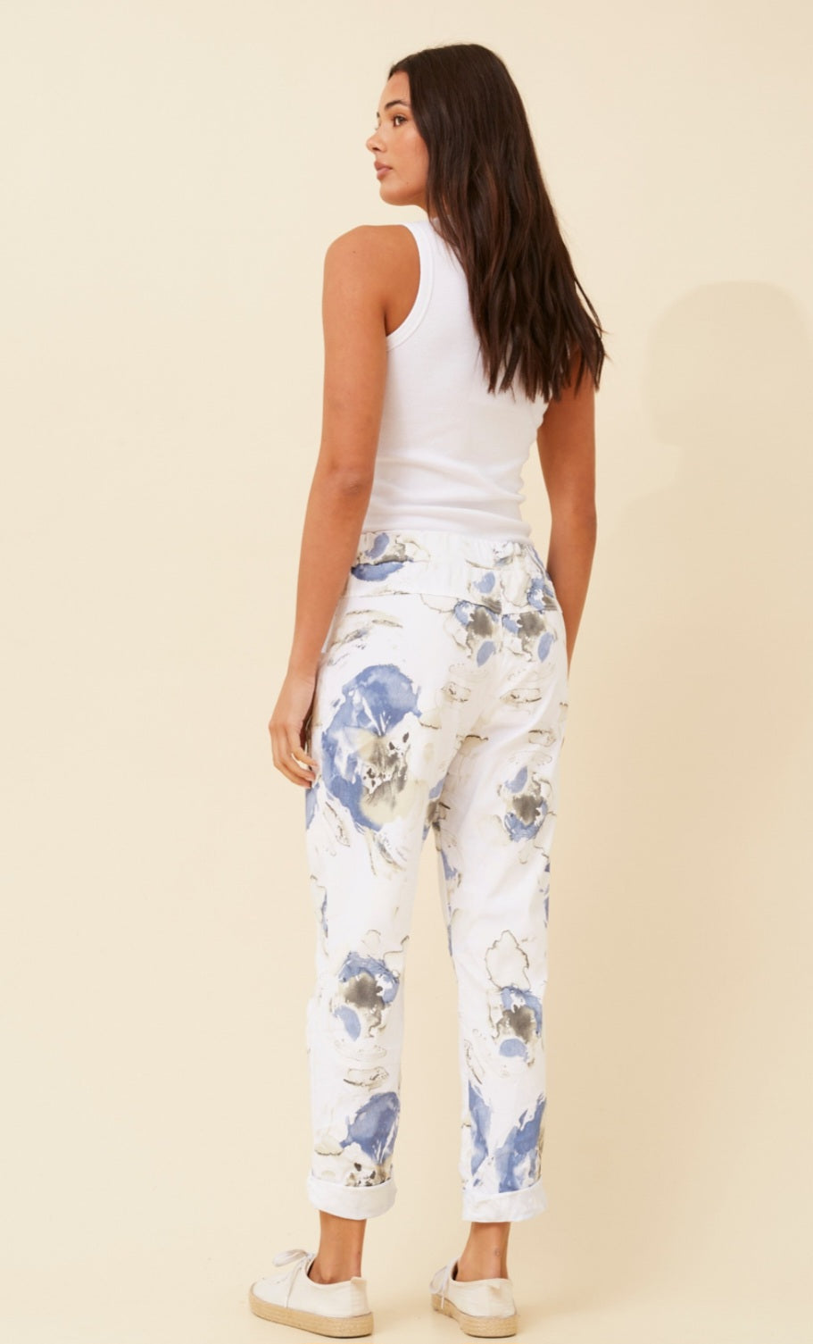 Patterned Jogger Pants
