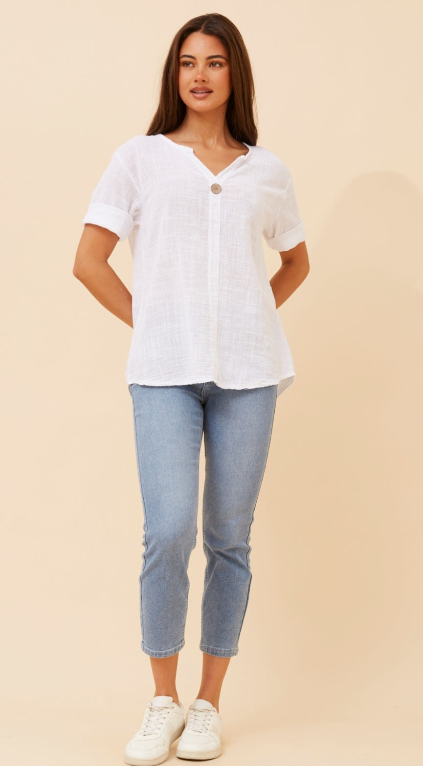 White Cotton Top